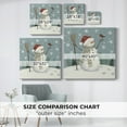 thumbnail image 5 of Jolly Snowman I- Gallery Wrapped Canvas, 5 of 9