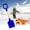 Blue, variant on Plastic Shovel with Square Handle for Sand Gardening and Outdoor Activities Lightweight and Durable Design for Boys Girls and Adults