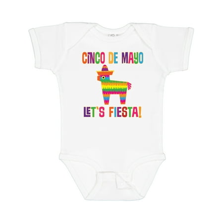 

Inktastic Cinco De Mayo Pinata Lets Fiesta Gift Baby Girl Bodysuit