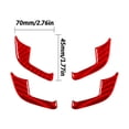 thumbnail image 3 of Real Bright Soft Car Interior Carbon Fiber Sticker Decoration4Pcs Red Carbon Fiber Interior Door Handle Cover For Chevrolet SonicAuto Car Protection Interior Accessories, 3 of 8