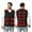20 Zones 2 Control-Black, variant on Gamivast Heated Vest for Men and Women Plus Size 20 Heating Zones and 3-Levels Jackets with Pockets V Neck Zip up USB Charging Coats with 2 Controls Washable Outerwear no Power Bank