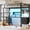 Black+Gray, variant on AMUZER Twin Size Loft Bed with L-Shaped Desk, LED Lights,Charging Station,Metal Loft Bed Twin with Desk, Fabric Drawers & Shelves, 13.4" H Safety Guard, No Box Spring Needed, Grey