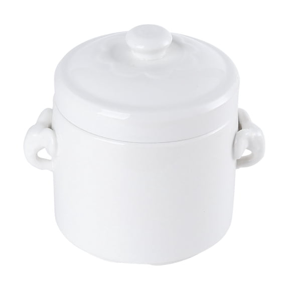 Ceramic stew pot, soup cup with lid, earthenware casserole pot, steaming soup cup, clay pot for cooking bird's, yogurt, fruit salad