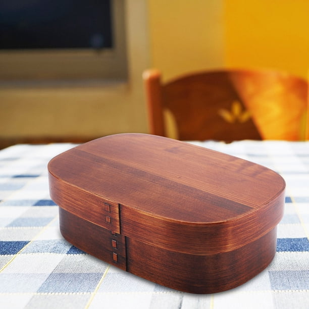 Fiambrera Bento Box Cajas Bento De Madera Fiambrera De Madera Para Studnet ANGGREK Otros