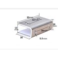thumbnail image 2 of 4Pcs Stainless Steel Glass Shelf Clip Support Adjustable 304 Stainless Steel Glass Shelf Holder 0.3" to 0.5"/ 8 to 12mm Thick, 2 of 5
