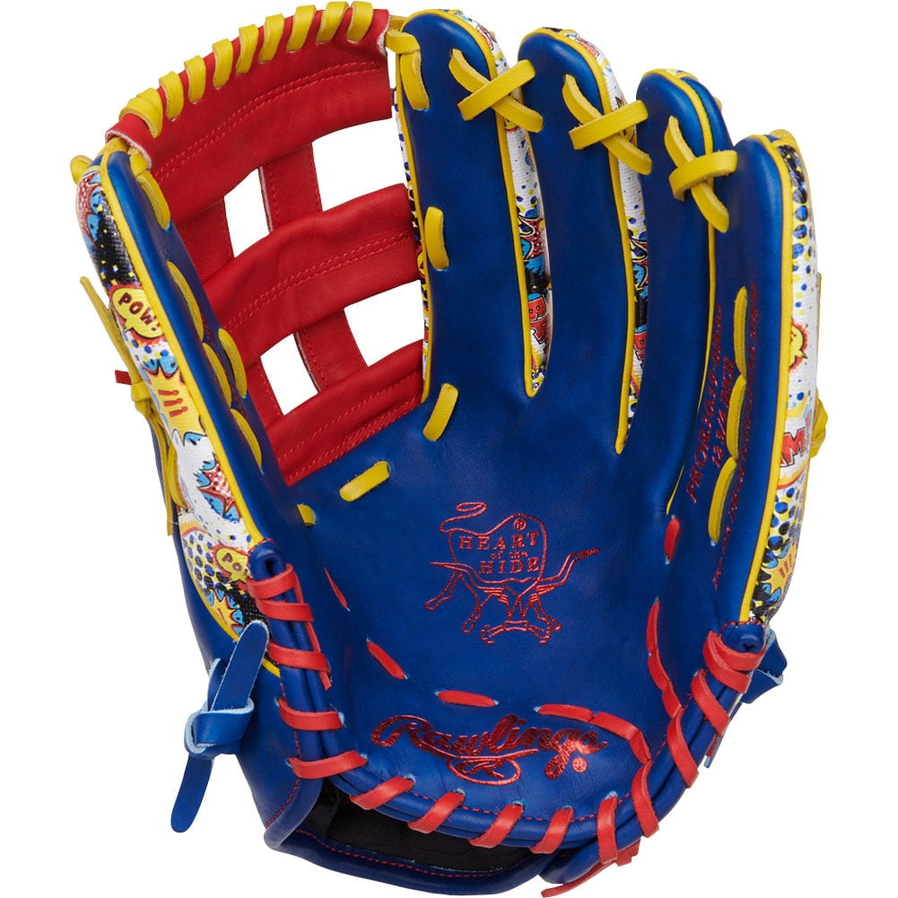 Rawlings HOH ColorSync 9.0 12.75" Baseball Glove (PROR3039-6RSS) Royal/Scarlet 12.75