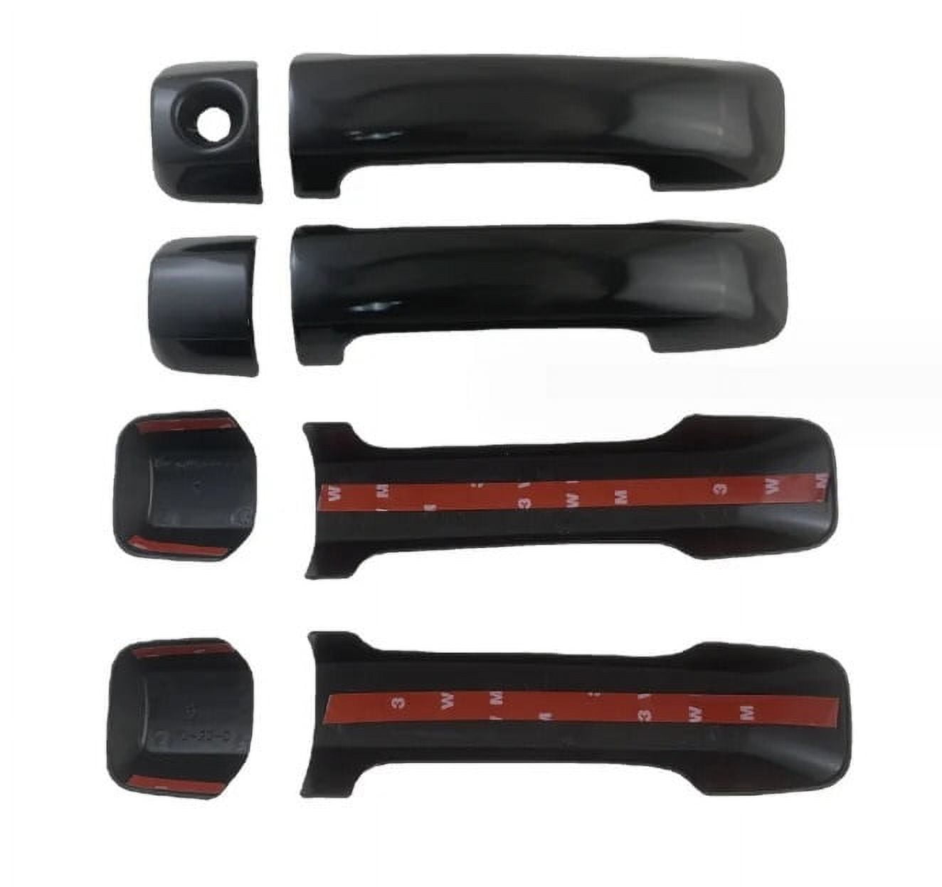 For Toyota TUNDRA car door handle cover ABS bright black accessories sticker car styling 2007-2019