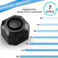thumbnail image 4 of USB Rechargeable Bike Alarm with Remote, 110DB Loud Wireless Anti Theft Vibration Motion Sensor Vehi, 4 of 5