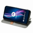thumbnail image 2 of Case for Motorola MOTO One Fusion Plus Flip Cover Wallet Flip Cover Magnetic Protective - Grey, 2 of 5