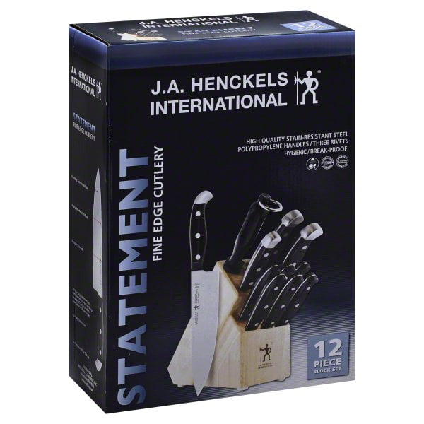 henckels statement knife block set
