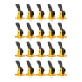 thumbnail image 3 of DOLITY 20Pcs Tile Leveling System Floor Wall Construction Tools for Floors Building yellow, 3 of 9