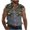 Gray, variant on WREESH Men Summer Camouflage Button Down Tank Top Sleeveless Casual Muscle Shirt with Pockets Trendy