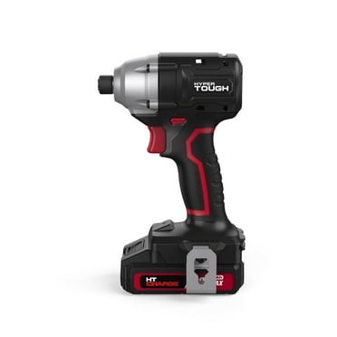 Hyper Tough 20V Brushless Impact Driver with 2.0Ah Lithium-Ion Battery Pack and Charger, 1/4-inch. Hex Collet Chuck Size, 22006.2