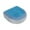 Blue, variant on Hot Tub Booster Cushion w/Suction Cups, Inflatable Spa Cushion PVC Bathtub Pillow, Mesh Portable Soft Seat Back Support Tub Booster Pad for Adults at Home Spa & Rest (Blue)