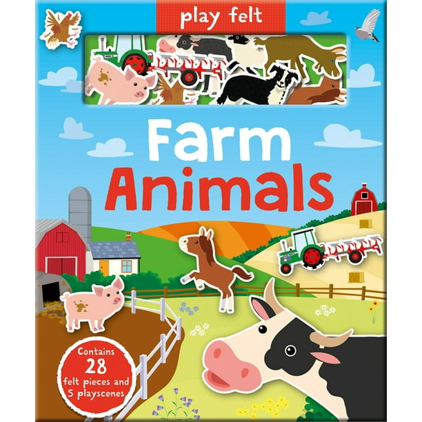 Soft Felt Play Books: Play Felt: Farm Animals (Board book) 