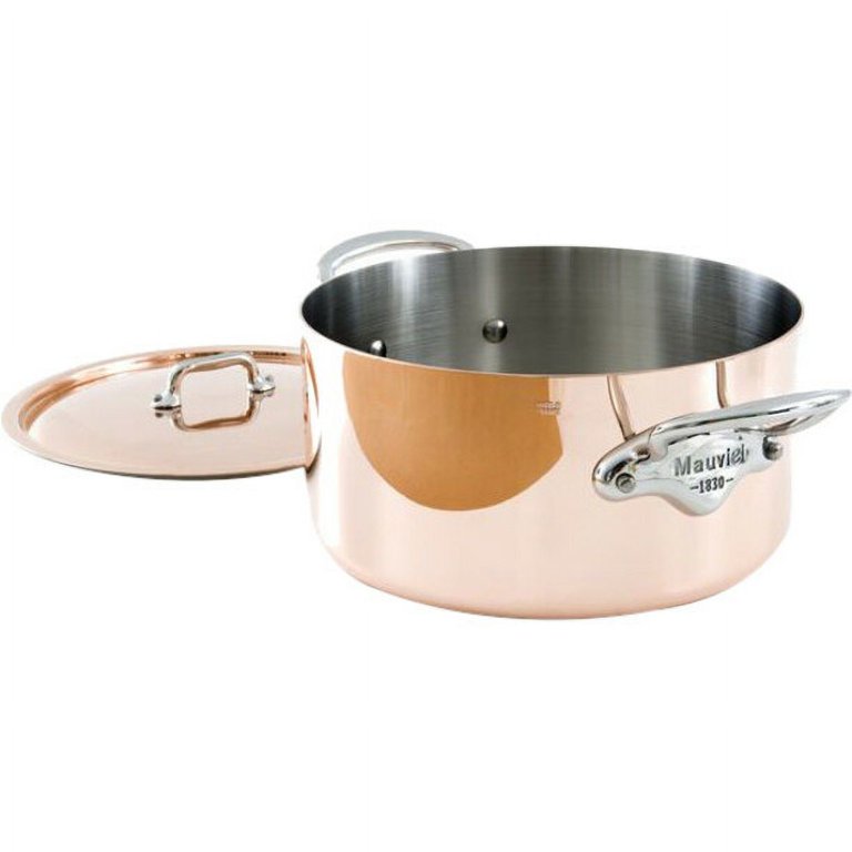 Mauviel M'Heritage 7-Inch Copper Lid With Stainless Steel Handle - Made In France