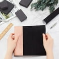thumbnail image 6 of 39.4x16.9 Inch Black Imitation Leather Notebook Binding Cloth With Velvet Surface - Paper Backed Close-Weave Cloth for Bookcover and Box Making DIY Crafts Dark Red, 6 of 9