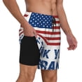 thumbnail image 2 of Fotbe Thank You Veterans Traje de Baño para Hombre – Shorts de Natación de Secado Rápido con Forro y Bolsillos-Medium, 2 of 6