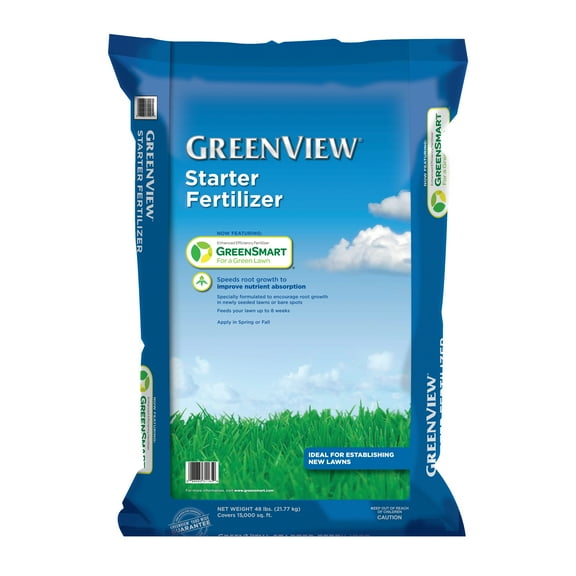 GreenView Starter Fertilizer - 48 lb. - Covers 15,000 Sq. ft.