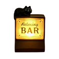 thumbnail image 1 of Cat Coffee Refrigerator Magnets, Cat Bar Sign LED Night Light Refrigerator Magnetic Kitchen Accessories for Fridge Lockers Home Party Decoration, 1 of 8