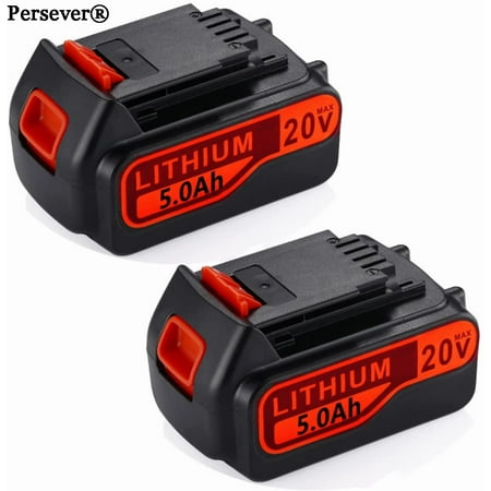 

2-Pack LB2X4020 20V 5.0Ah Li-ion Battery for Black & Decker LBXR20 LBXR20-OPE LB20 LBX20 LBX4020 LB2X4020-OPE