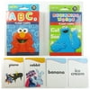 2 Sesame Street Flash Card Beginning Words Alphabet ABC Fun Kid Educational Lean