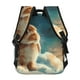 thumbnail image 4 of Balery Starry Sky Cloud Cute Rabbit Mochila Escolar Impresa, Mochila Ligera para Viajes Casual, Mochila Duradera y Cómoda Multifuncional, Mochila para Laptop-One Size, 4 of 5
