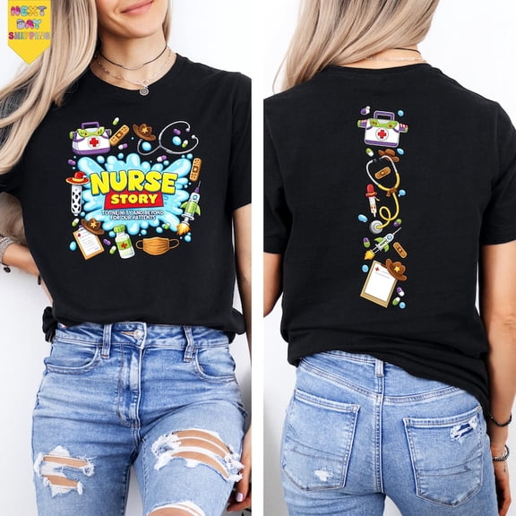 Nurse Story Shirt | Funny Story Inspired Nurse Tee | RN Gift Idea | To Infinity and Beyond for Our Patients