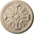 thumbnail image 1 of Ekena Millwork ROS04X04RAMA 4.25 in. W x 4.25 in. H x .5 in. P Raymond Rosette- Maple- Architectural Accent, 1 of 12