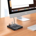 thumbnail image 6 of External CD DVD Drive, USB TYPEC Portable CD/DVD +/-RW Drive/DVD Player with SD Card Reader USB 3.0 USB C Hub CD ROM Burner Compatible with Laptop Desktop PC Windows Linux OS Apple Mac, 6 of 8