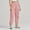 Pink, variant on Hauaitttt Womens Daily Casual Solid Color 4 Pockets Elastic Waist Pants Long Trousers Cargo Pants Womens Beach Pants Lightweight Lightweight Sweatpants Women Women Jogging Pants Pants Women Casual