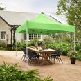 thumbnail image 4 of VICTAL 10' x 10' Pop-up Canopy with Straight Legs Wedding Party Tent Folding Gazebo Beach Canopy with Carry Bag, Green, 4 of 7