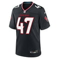 thumbnail image 2 of Men's Nike Andrew Beck  Navy Houston Texans Team Game Jersey, 2 of 6
