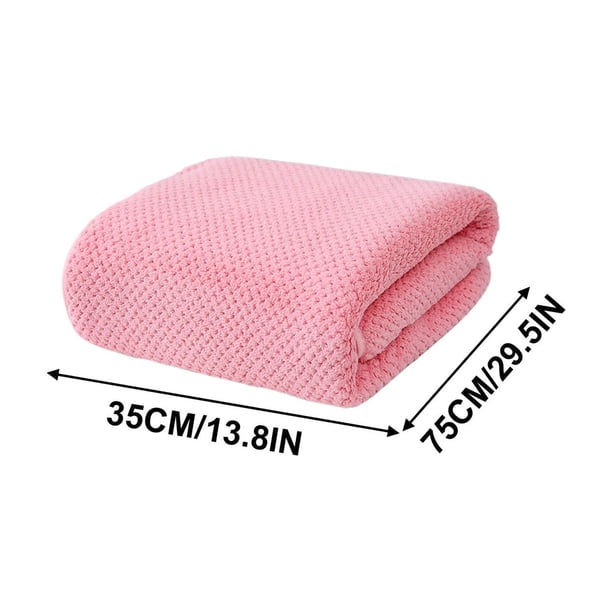 Toalla de baño de felpa para adultos, toalla corporal suave y absorbente de microfibra de alta densidad, de secado rápido, ideal para el hogar, el baño, el gimnasio, el spa y para viajes.