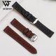 thumbnail image 4 of Correa de reloj transpirable para la serie Breitling Top Time Deus/B01 Pulsera de piel de becerro italiana Correa de reloj de 20 mm negra y marrón, 4 of 5