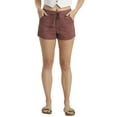 thumbnail image 4 of Juniors' Unionbay Maribeth Sateen Shorts Color: Black Size: SMALL, 4 of 5