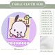 thumbnail image 2 of Pochacco-theme Fitted Round Tablecloths Elastic Edged Table Covers Waterproof Table Cloth for Kitchen Holiday Party Tables Decor 120cm, 2 of 6