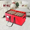 thumbnail image 4 of Sac de Rangement Cadeau de Noël Sac de Rangement avec Compartiments Boîte de Rangement en Tissu Oxford pour Décorations de Vacances (Rouge, 1pcs) Rkxzt, 4 of 9