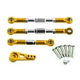 thumbnail image 1 of fastboy RC Car Pull Rods Accessories Set Metal Servo Connector Turnbuckle Linkage Rod Kit Upgrade Component Modified Components Golden, 1 of 7