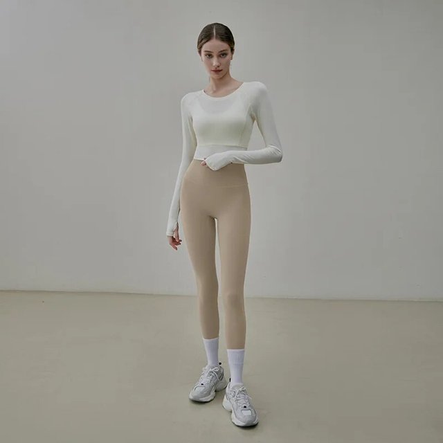 Pantalones de Yoga sin costuras para mujer, ropa deportiva, mallas elásticas de cintura alta para ejercicio atlético, ropa deportiva