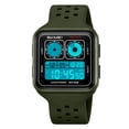 thumbnail image 6 of Digital Waterproof Watch Electronic Wristwatch for Daily Wear, 50m Water Resistant with Alarm, Clear Display TPU Strap Sport Watch for Men Women, 6 of 9
