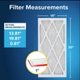 thumbnail image 2 of Filtro de aire Filtrete AC Furnace MERV 11 MPR 1000 14x20x1, 2 of 9