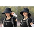 thumbnail image 3 of CoCopeaunts Sun Hat with Ponytail Hole Women's Fisherman Hats Outdoor Hat Wide Brim Hat Hiking Beach Grdening Fishing Neck Flap, 3 of 6