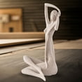 thumbnail image 4 of Cheers.US Long Hair Beauty Sandstone Figurine,Women Decorative Sculpture Bathroom Figurines Art Abstract Sculpture Lady Statues For Home Decor Modern Shelf Decorations For Office Tabletop, 4 of 7