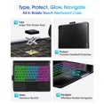 thumbnail image 2 of Funda con Teclado Baisla Multi Trackpad 360° para iPad 10ª y 11ª Generación 11", 2 of 8