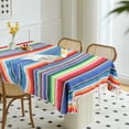 thumbnail image 1 of Tablecloth Table Runner Multifunctional Woven Blanket Conditioning Blanket Camping Blanket Picnic Blanket Suitable For Home Outdoor School Office, 1 of 6