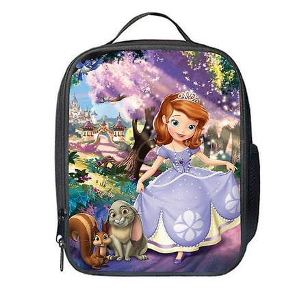 Fringoo Personalised Kids Lunch Bag Theral Insulated 2 Copartent Cooler Bag With Side Esh