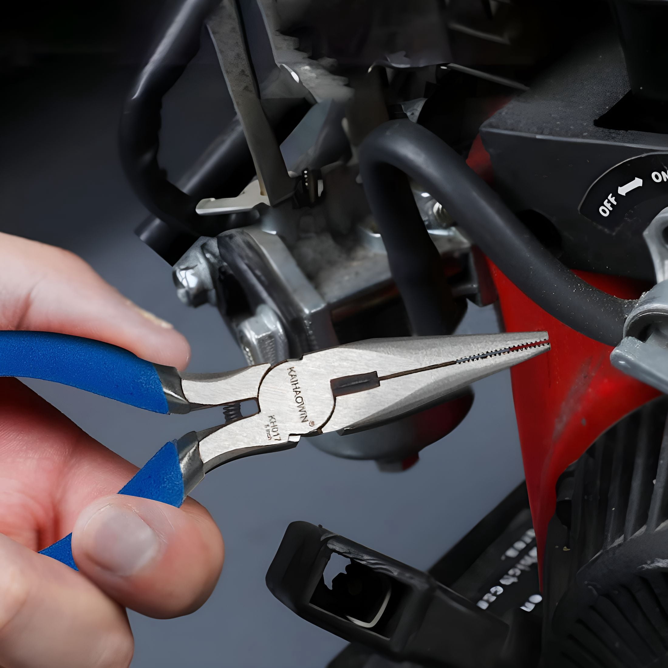 EXLEAF Mini Needle Nose Pliers 5"-5 Pack Small Long Nose Pliers with Wire Cutters, Spring Loaded Thin Needle Nose Pliers, Precision Pliers Set for Crafts/Jewelry Making/Tiny Project