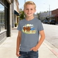 thumbnail image 5 of YUEHUA Kids' Walk for Peace Alaska Vintage T-Shirt, Boys' Casual Short Sleeve Tee, Retro Scenic Graphic Print Top for Travel, 5 of 5