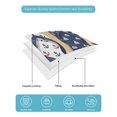 thumbnail image 4 of Quilt King Size Bedding Set, Blue Beige Seaside Reversible Summer Quilt 3 Pieces, Coastal Waves Starfish Summer Beach Nautical Lightweight Bedspreads Coverlets with 2 Pillow Shams for All Seasons, 4 of 5